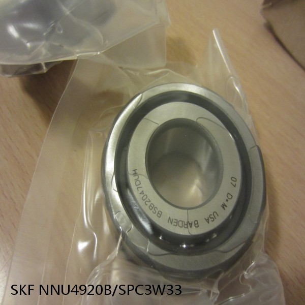 NNU4920B/SPC3W33 SKF Super Precision,Super Precision Bearings,Cylindrical Roller Bearings,Double Row NNU 49 Series #1 image